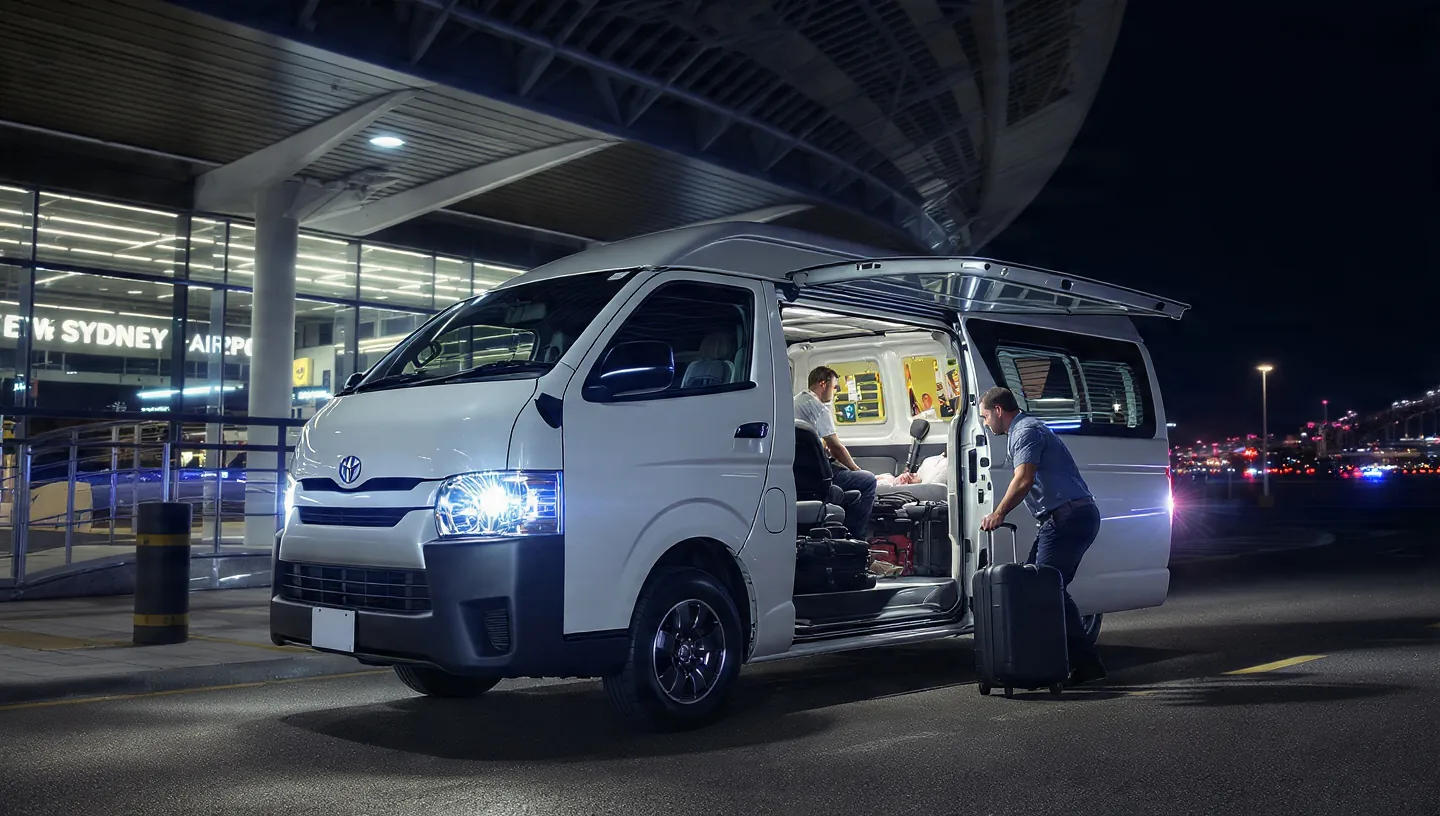 Premium Maxi Taxi Georges River Council service vehicle